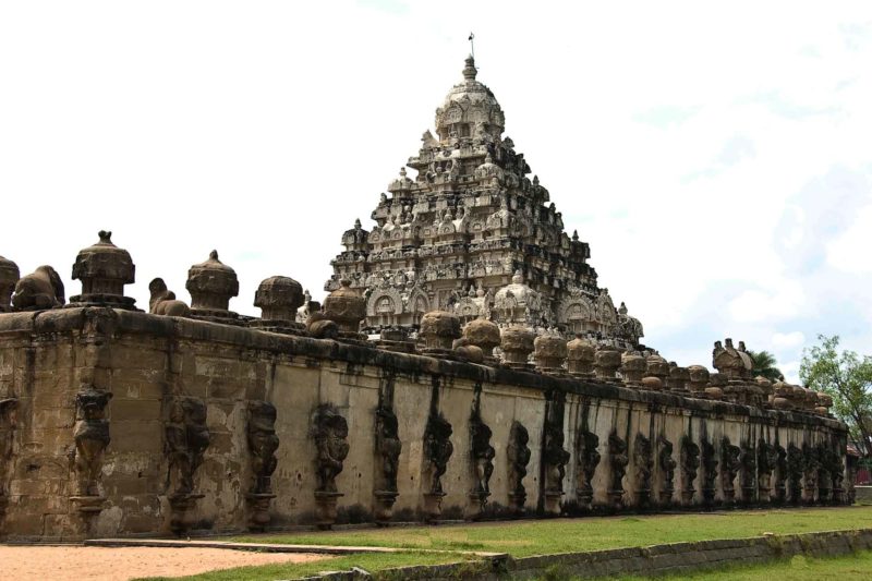 INDI0015 | 2008, 2008-Indien, ASIEN, INDIEN, Kailasanatha Tempel, Kanchipuram, Südindien, Tamil Nadu