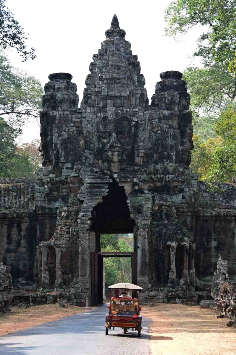 KAMB0128 | 2009, 2009-Kambodscha, ASIEN, Angkor, Angkor Thom, Kambodscha, Victory Gate