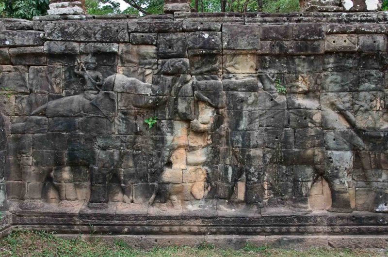 KAMB0219 | 2009, 2009-Kambodscha, ASIEN, Angkor, Angkor Thom, Elephant Terrace, Kambodscha