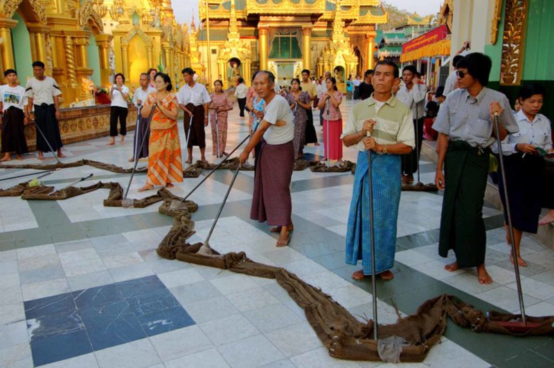 MYAN0014 | 2005, 2005-Myanmar, ASIEN, MYANMAR, Shwedagon-Pagode, Yangon