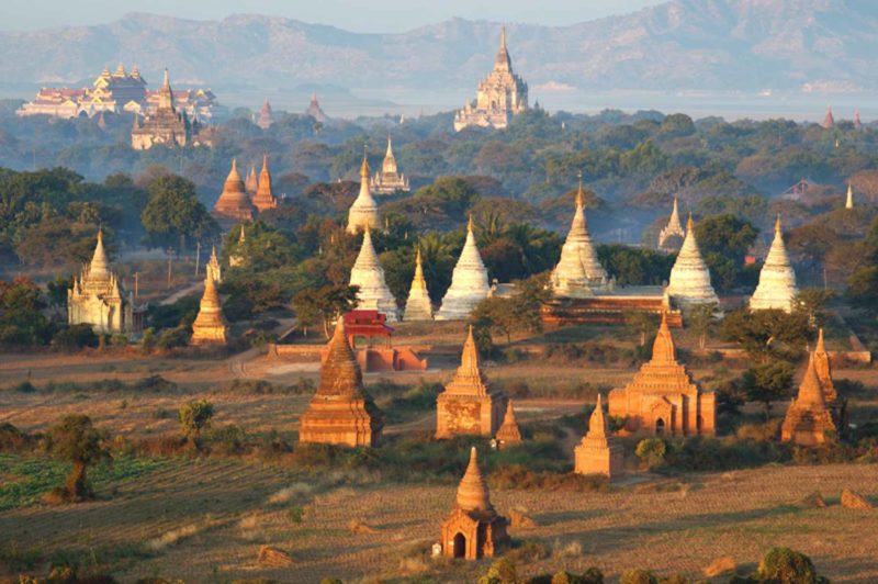 MYAN0035 | 2005, 2005-Myanmar, ASIEN, Bagan, Ballonfahrt-Myanmar, MYANMAR