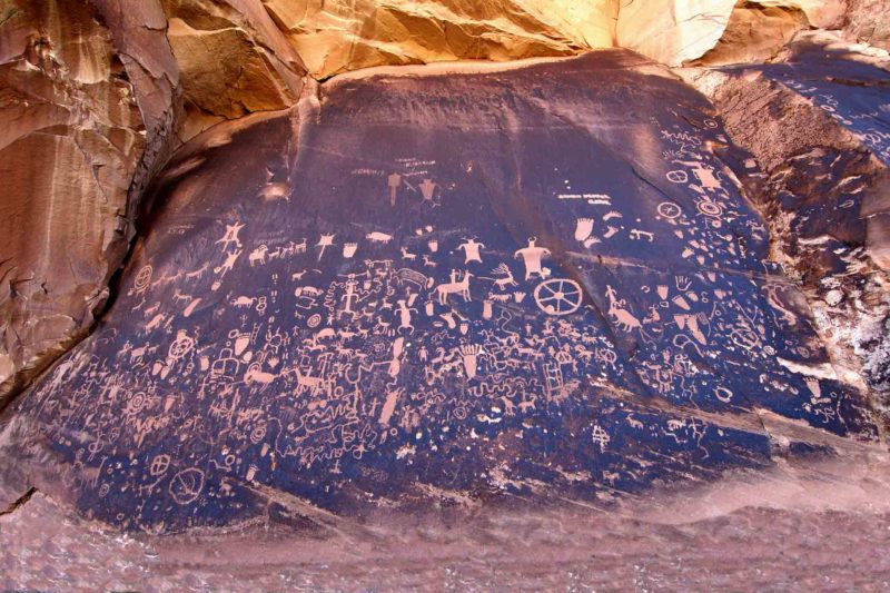 USAX0051 | 2005, 2005-USA, AMERIKA, Canyonlands NP, Colorado-Plateau, Newspaper Rock, USA