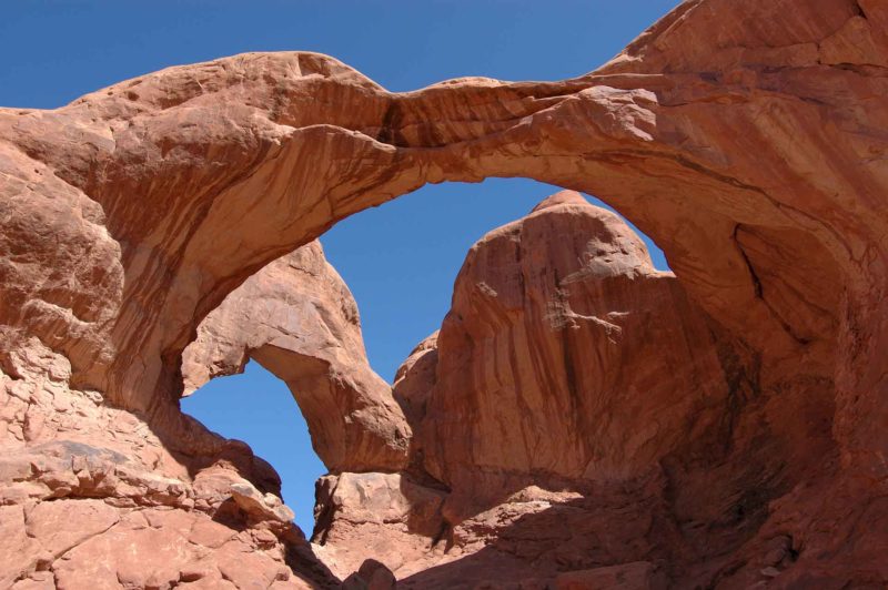 USAX0064 | 2005, 2005-USA, AMERIKA, Arches NP, Colorado-Plateau, Double Arch, USA