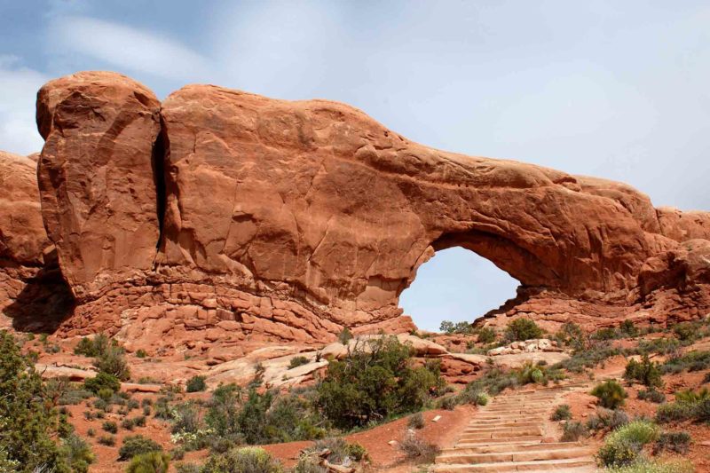 USAX0065 | 2005, 2005-USA, AMERIKA, Arches NP, Colorado-Plateau, North Window, USA, Windowa Sektion