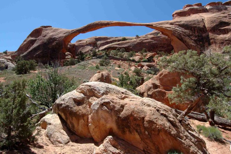 USAX0074 | 2005, 2005-USA, AMERIKA, Arches NP, Colorado-Plateau, Landscape Arch, USA