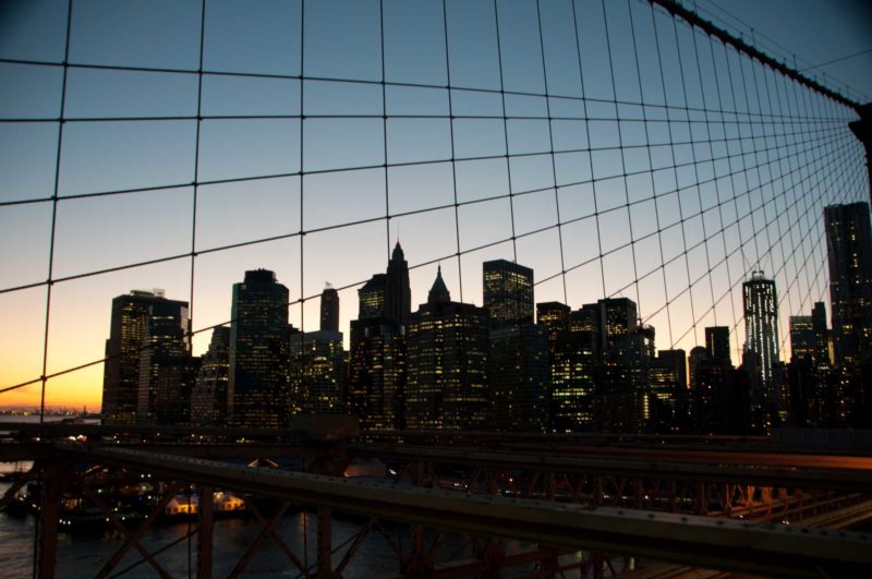 USAX0230 | 2011, 2011-USA, AMERIKA, Brooklyn Bridge - Nacht, NEW YORK, USA