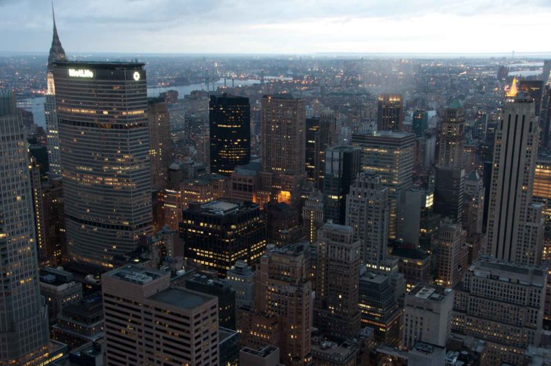 USAX0254 | 2011, 2011-USA, AMERIKA, NEW YORK, Top of the Rock - Nacht, USA