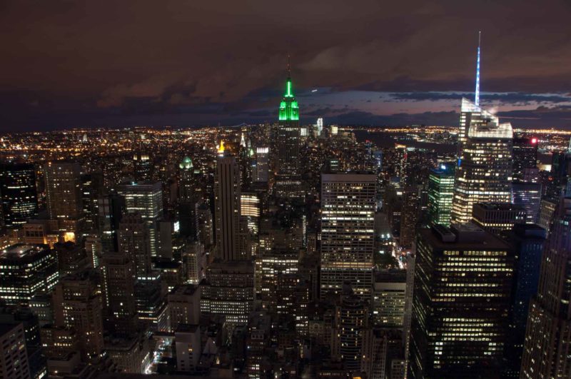 USAX0255 | 2011, 2011-USA, AMERIKA, NEW YORK, Top of the Rock - Nacht, USA